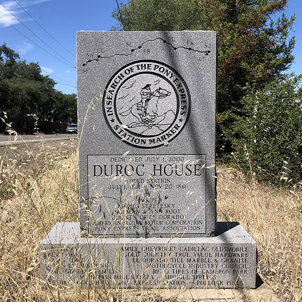 Duroc House marker