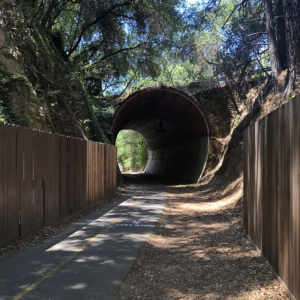 Tunnel on the El Dorado Trail in Placerville